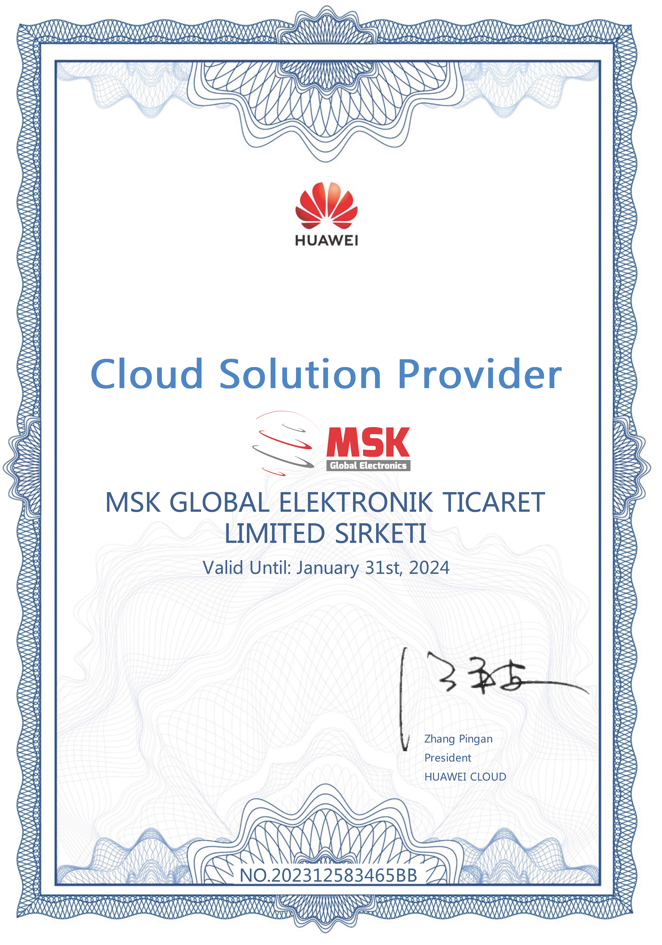 Huaweicloud partner msk global